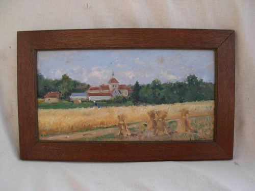 Tableau huile panneau - tableau,huile/panneau, de