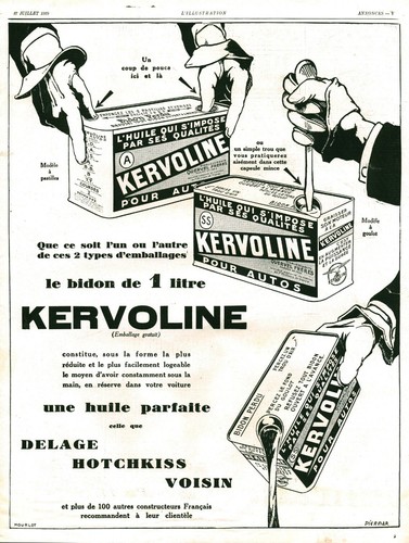 Publicité ancienne huile - publicité,