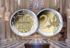 PIÈCE COMMÉMORATIVE 2€ NOTRE-DAME DE PARIS 2025 - FDC - NEUVE