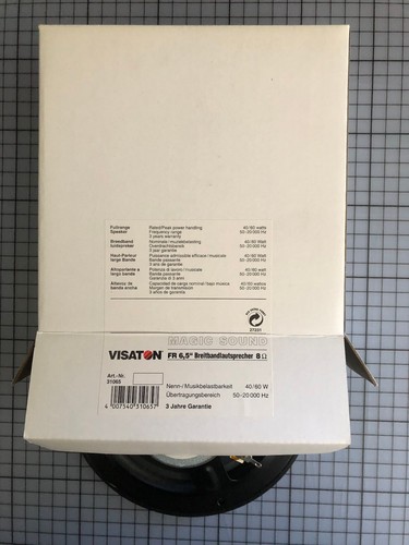 Lot visaton fr 6 - de, 10
