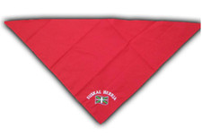 Foulard rouge avec drapeau basque