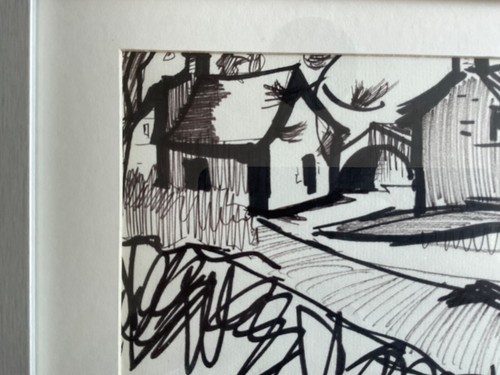 Tableau travaillé pastel -  tableau, au