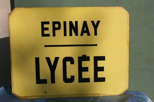 Plaque émaillée - plaque,