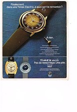 PUBLICITE  1975   TIMEX