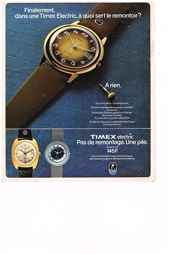 Publicite 1975 timex - ,