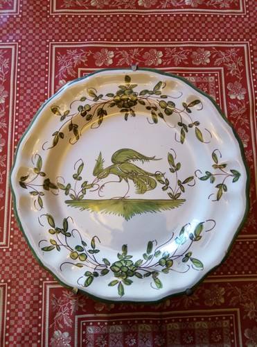Assiette ancienne décor - ancienne,