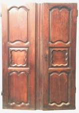  deux portes en chêne massif