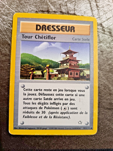 Carte pokémon tour chétiflor - tour,