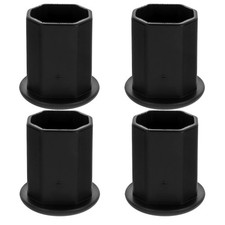  4 embouts de crosse de hockey - Protection octogonale pour manche de crosse de