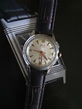 Rare 1950s MILOS PERMAPOWER 17 Jewels Swiss Made SUN BURST DIAL Wrist Watch