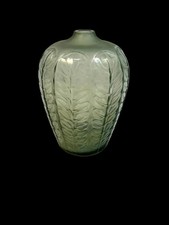 Signed R Lalique Tournai Vase