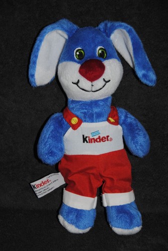 Doudou lapin kinder - kinder, bleu