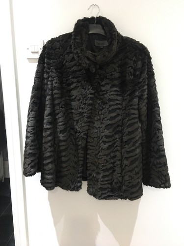 Manteau marron fausse - manteau,