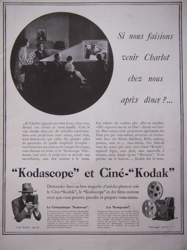 Publicité ciné kodak - publicitÉ,