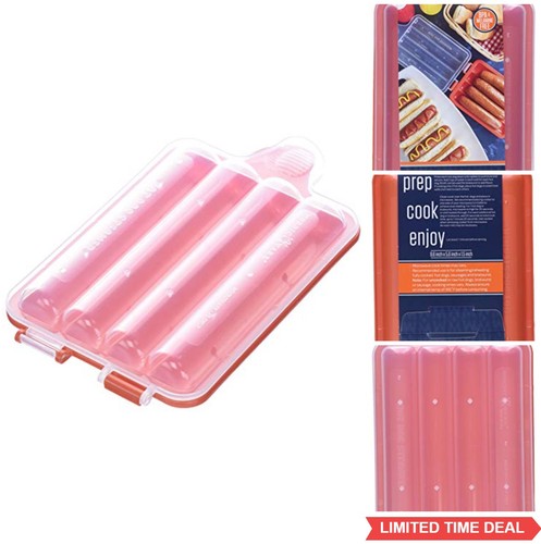 Hot dog steamer holds four - hot,