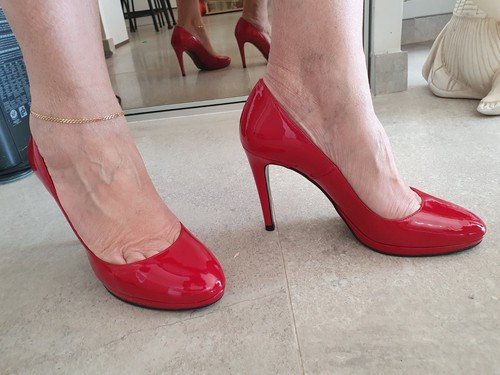 Escarpin rouge minelli - escarpin,