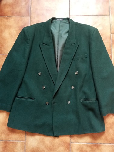 Blazer vintage homme - blazer, vert