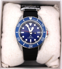 Montre SEIKO Prospex SBDJ055 Blue Diver Scuba 200 m Solar Sapphire Inox Japon