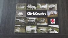 CATALOGUE/BROCHURE SUZUKI SJ410 CITY & COUNTRY