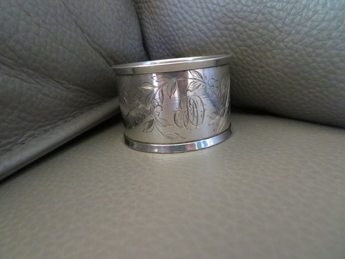 Rond serviette argent - rond,