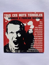 CD PROMO HOMMAGE À FRANCOIS BERANGER TOUS CES MOTS TERRIBLES THIEFAINE GERARD BL