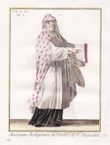 Costume nonne augustinienne - costume, de