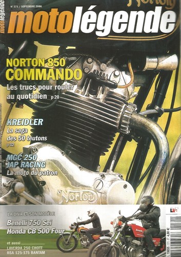 Moto legende 171 norton 850 - moto,