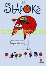 Les Shadocks pub Citroën - ORTF  - affiche plastifiée 