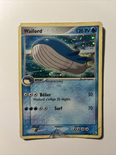Carte pokémon wailord 109 - carte, 14/109