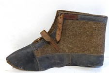 Ancien Morceau de Botte Allemande en Feutre Schuhfabrik S Carsch Berlin ww2