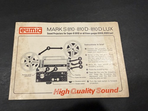 Eumig movie projector - movie, mark
