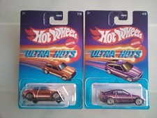 Lot Hot Wheels 1:64 x 2 Toyota Starlet /Honda CRX série "Ultra Hots" tbe.
