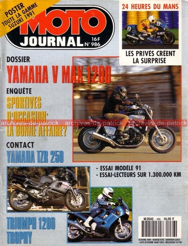 Moto journal 986 - journal, essai