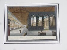 eau forte gravure couleur Ranieri GRASSI Veduta interna del campo santo di PISA