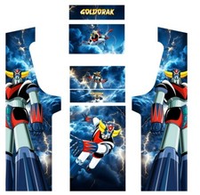 Stickers Goldorak pour Borne d'Arcade MAME 