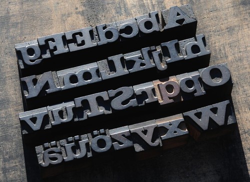 Alphabet mixte caracteres - a-z,