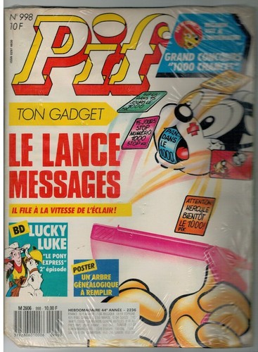 Pif gadget 998 - gadget,