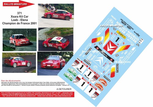 Decals ref 0371 citroen - ref,