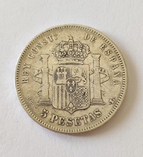 Monnaie 5 PESETAS Alfonso XIII