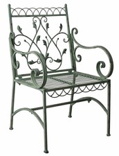 Chaise en Métal Antique de