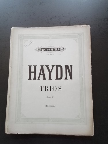 Partition haydn trios pour - haydn,