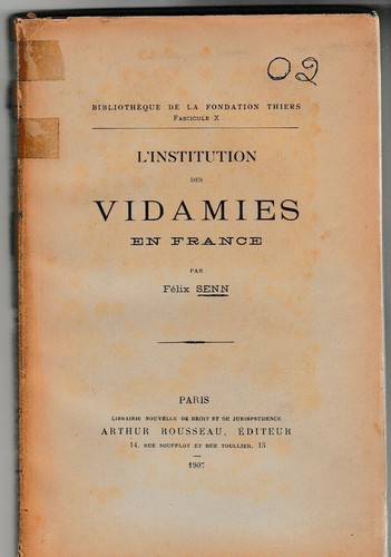 Senn institution des - -,