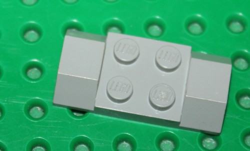 Lego oldgray vehicle mudguard - lego,