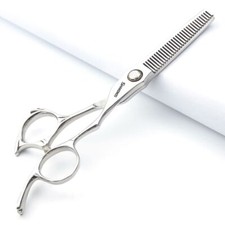 Ciseaux de Coiffure Professionnels Japonais 440C 6/65 Pouces - Avec Ciseaux à...