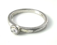 Bague argent 925 solitaire - bague,