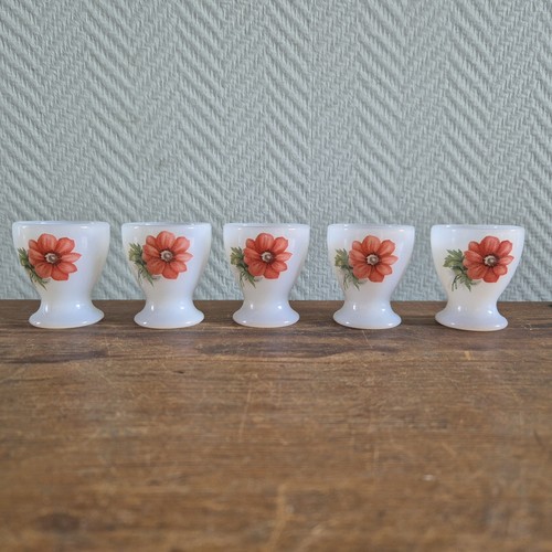Lot tasses à fleurs - lot, 5