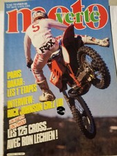 MOTO VERTE n°142 - 1986 - YAMAHA 600 TENERE - 125 HONDA CR - YAMAHA YZ - KTM MX