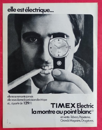Publicité presse montres - presse:,