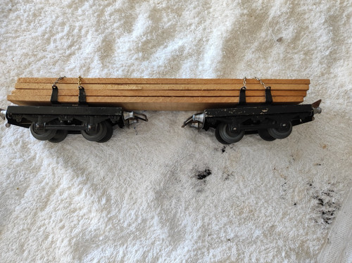 Double wagons plat transport - double,