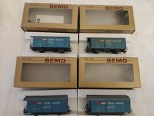 Collection bemo hom / 4 wagons marchandise RHB